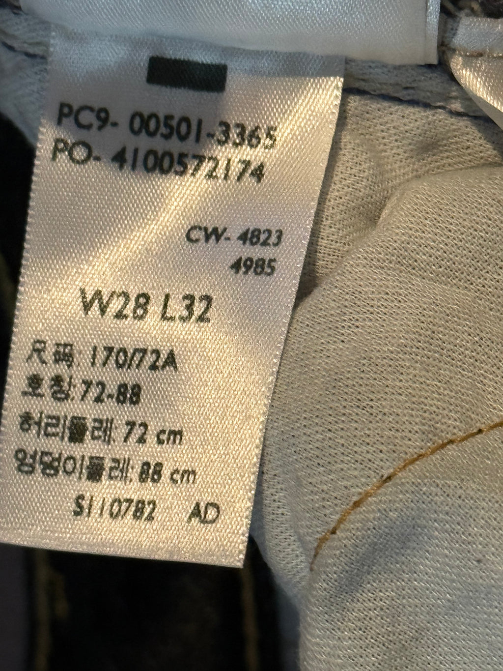 Levi’s 501 Original Fit Black Jeans W28 L32 Straight Leg Button Fly Denim