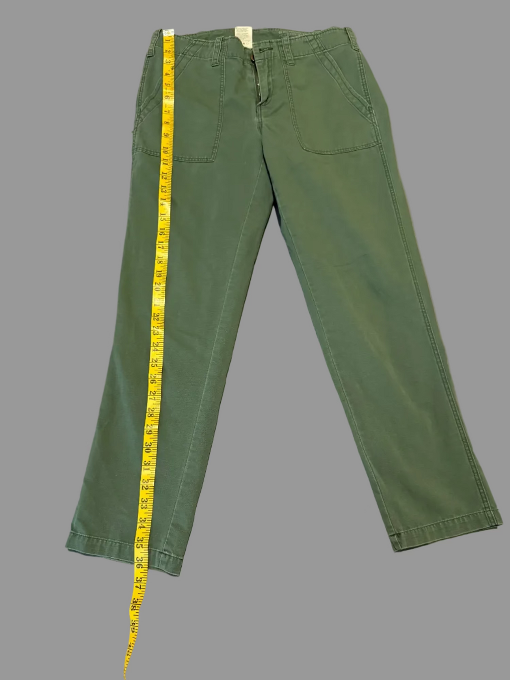 GI All Purpose Goods Olive Green Utility Pants – 100% Cotton Straight Leg