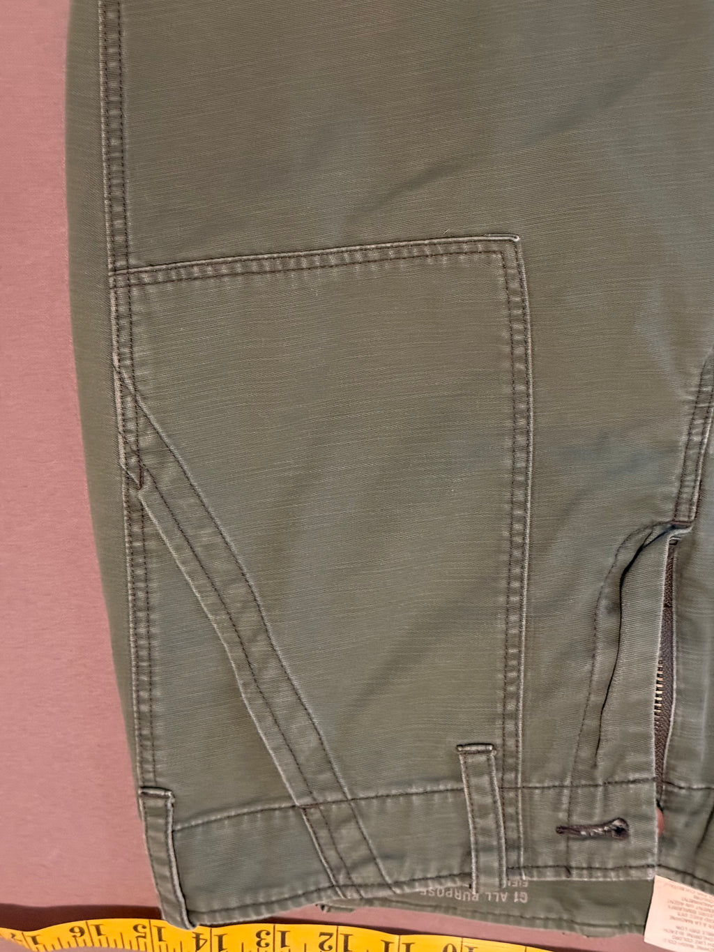 GI All Purpose Goods Olive Green Utility Pants – 100% Cotton Straight Leg