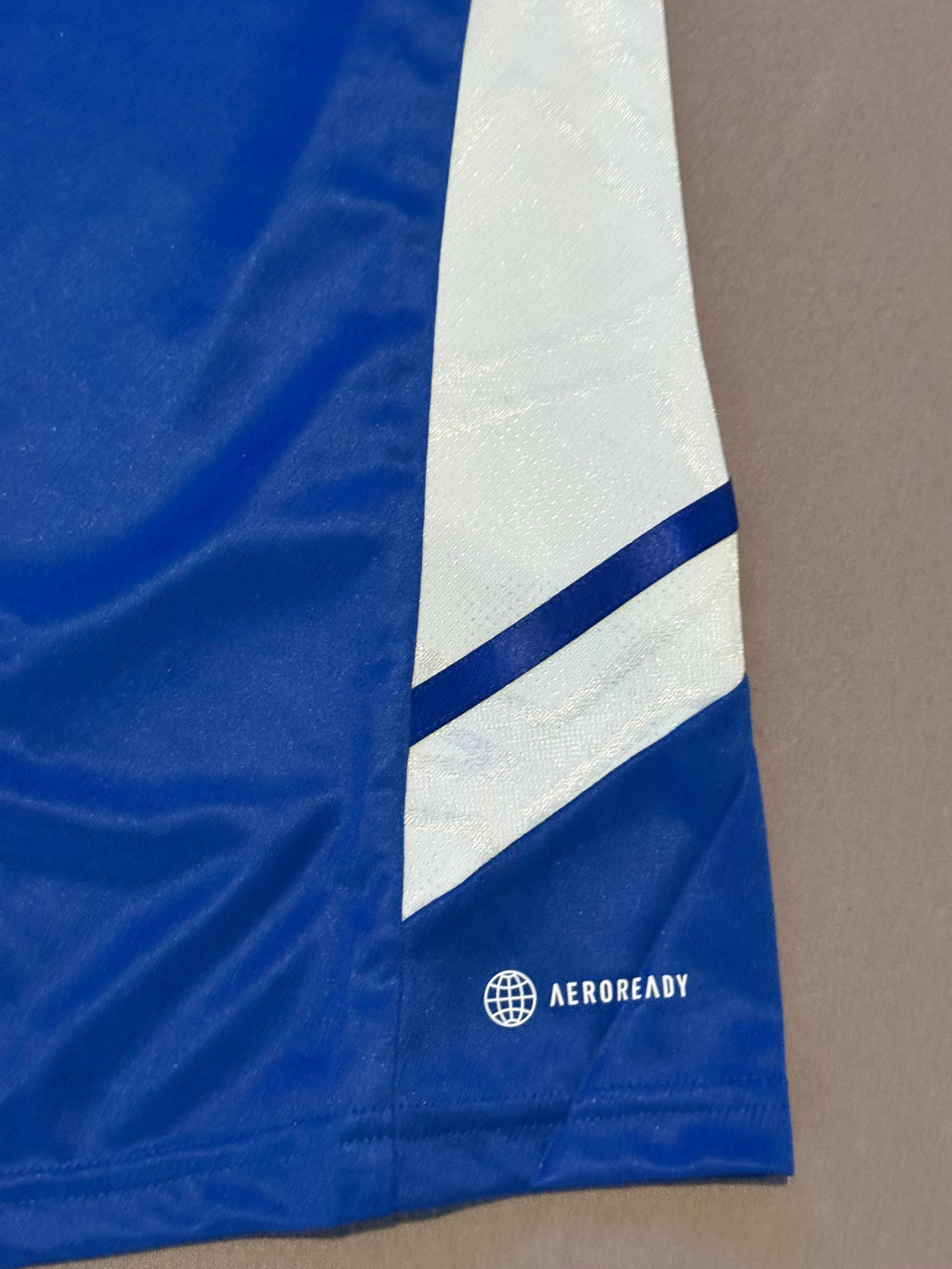 Adidas Aeroready Blue & White Soccer Jersey Top Women’s XS