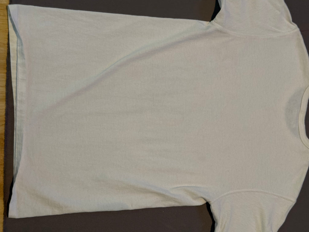 Vintage Champion New York Graphic T-Shirt White Small 100% Cotton NYC Skyline Tee
