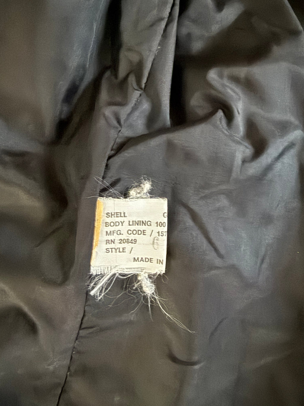 Vintage Black Genuine Leather Belted Jacket Coat – Made in Argentina – Size M/L Estimated