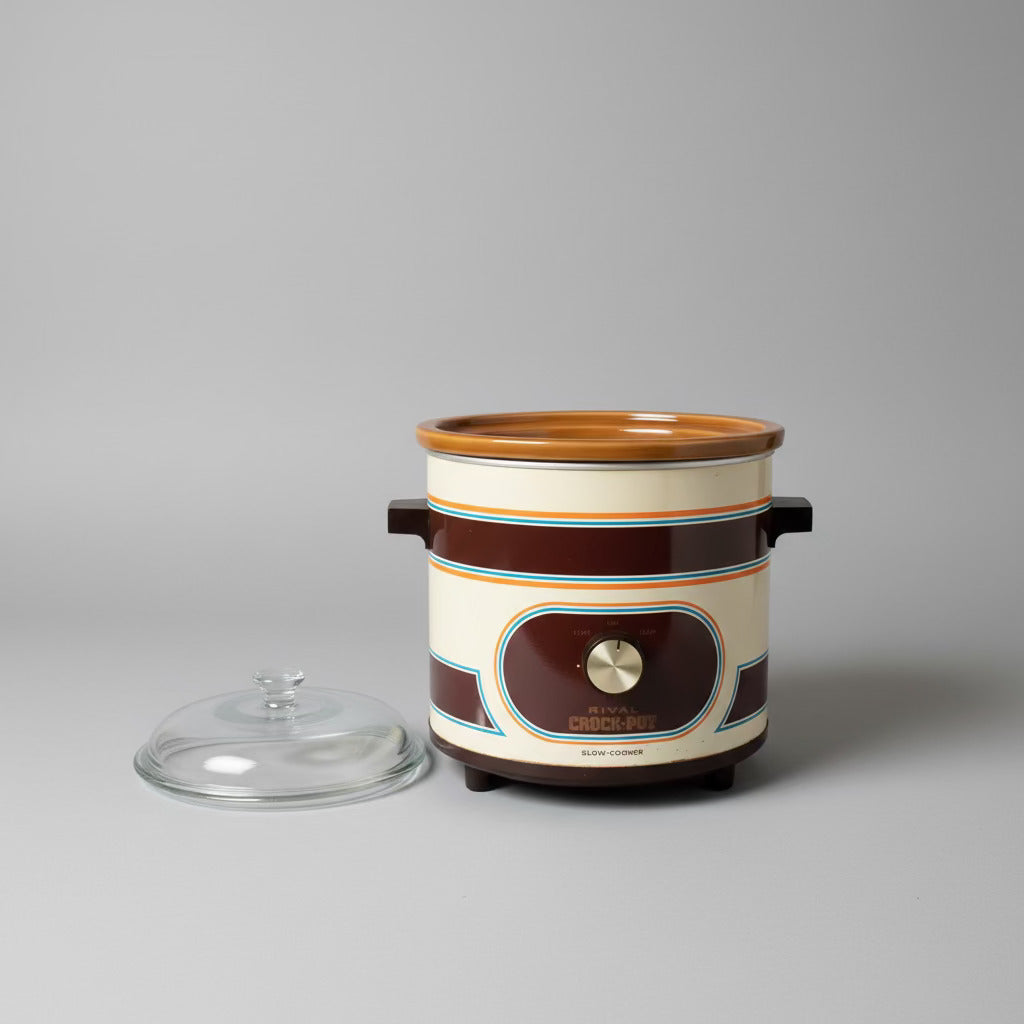 Vintage Rival Crock-Pot Slow Cooker Retro 1970s Style